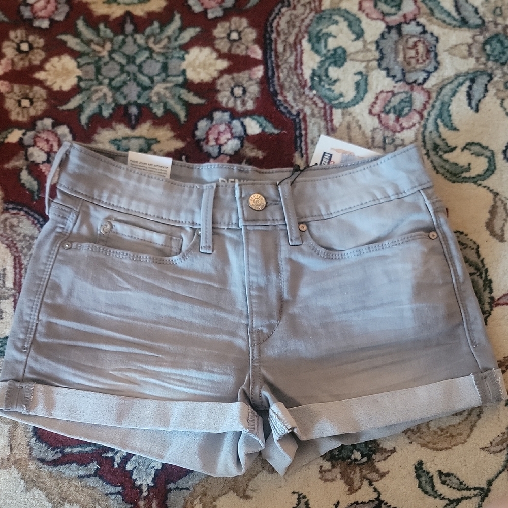Levi's Light Gray Jean Shorts